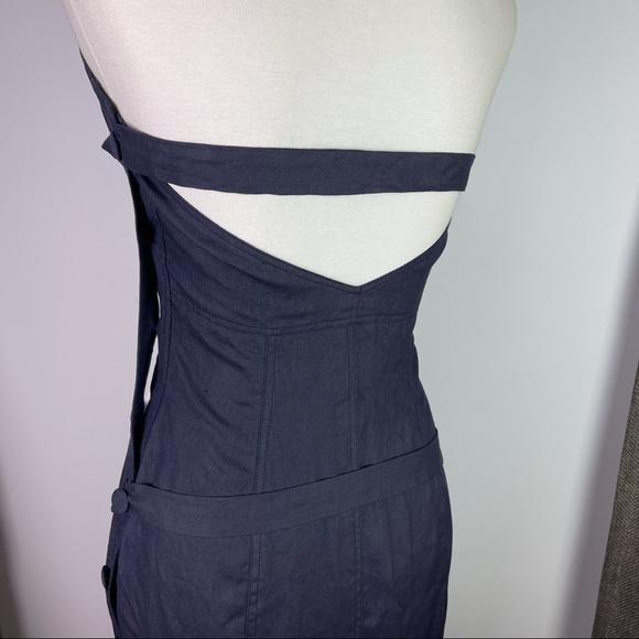 FENDI Vintage Rare Cut Out Mini Dress - Picture 4 of 7